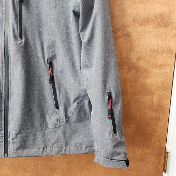 Apricoat Men's Adventure 2.0 Jacket | Grey Waterproof Rain Jacket | Fall Coat - Picture 4 of 11